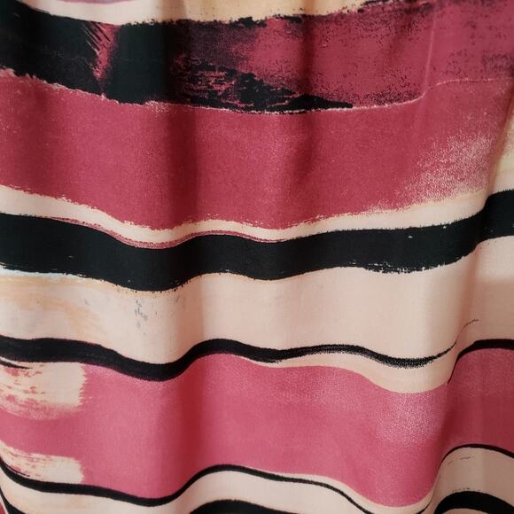 LOFT Striped Boat Neck Sleeveless Cinched Dress Small - Picture 5 of 11